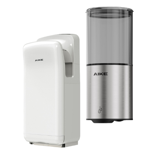 AIKE Hand Dryer and Soap Dispenser Builders by Dexterton